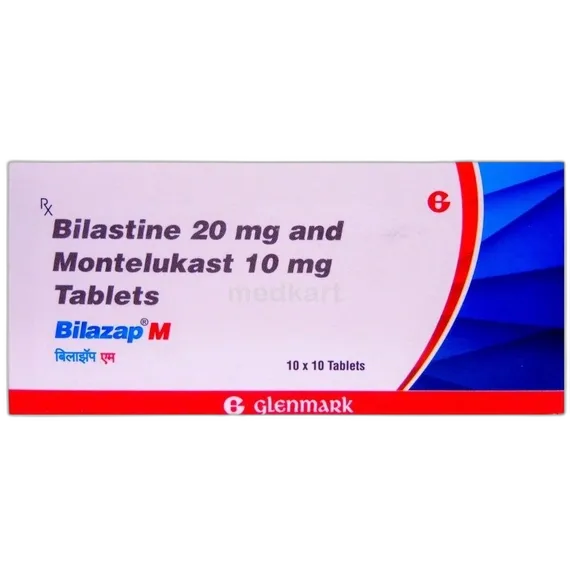 bilazap m tablet 10's